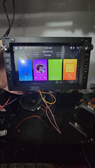 Rádio Android 14 com GPS Volkswagen Golf 4/Passat B5/SEAT LEON