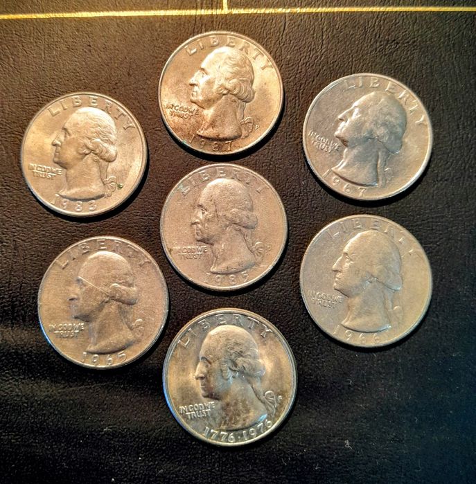 Lote moedas U.S.A. (sem repetidas)