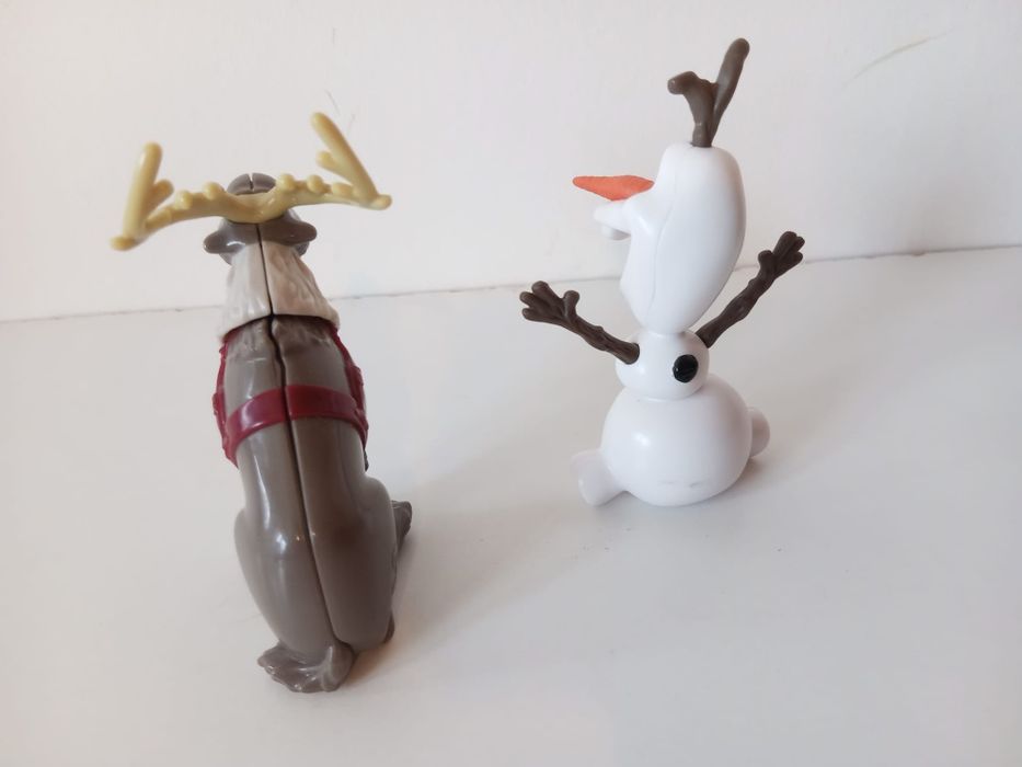 Figuras Olaf e Sven bonecos Frozen Disney