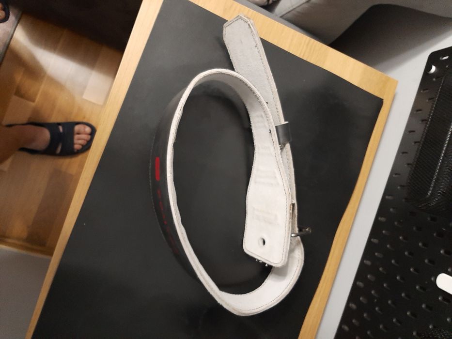 Pas skórzany kulturystyczny