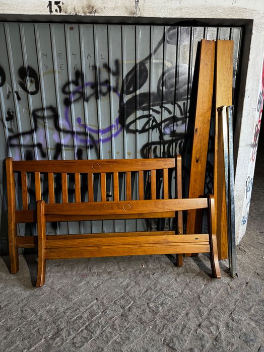 Cama de casal completa - Moveis Pedrosas