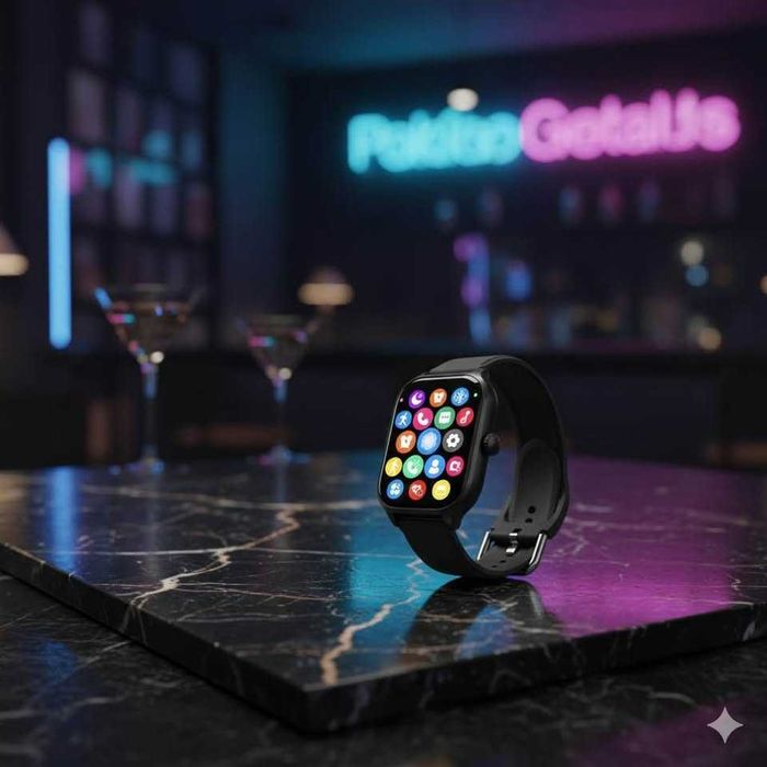 Relógio Inteligente Bluetooth com Chamadas, Monitor Cardíaco e Passos