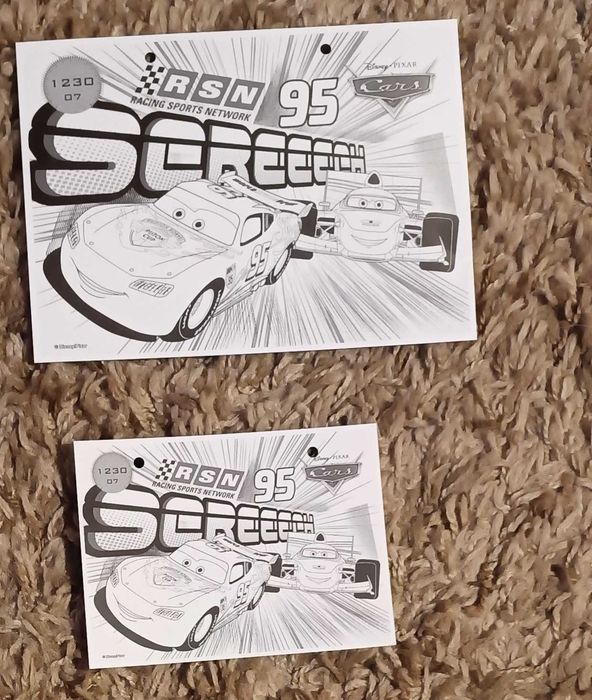 Karteczki do segregatora komplet AUTA