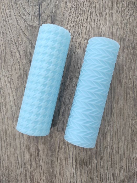 Rolos textura brincos Fimo , cerâmica plastica