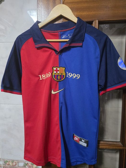 Camisola do barcelona centenario de loja