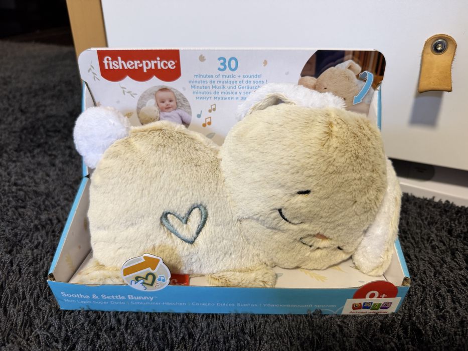 Fisher-Price  Заспокійливий кролик» 0+, з музикою та звуками