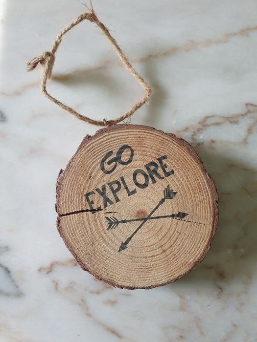 Peça decorativa madeira