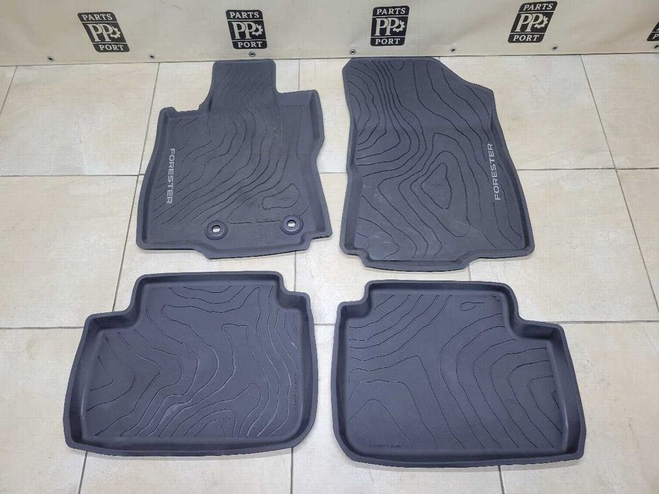 Гумові килимки салону комплект резиновые коврики салона Subaru Forester SL 2024 2025 2026