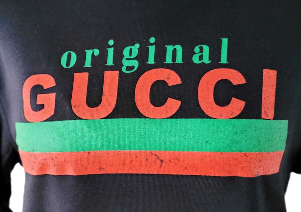 Bluza Damska GUCCI NADRUK granatowa roz.XXL PRZECENA