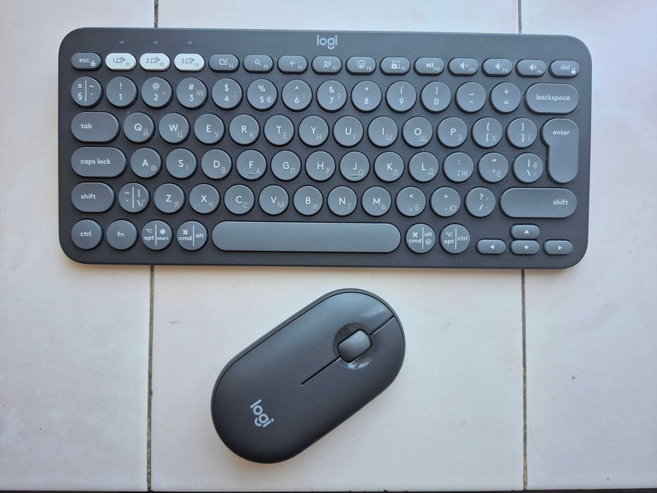 Бездротовий комплект Logitech Pebble 2 (Клавіатура K380s + Миша M350s)