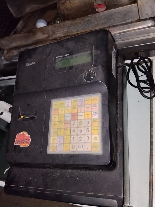 Balcao loja maquina registadora