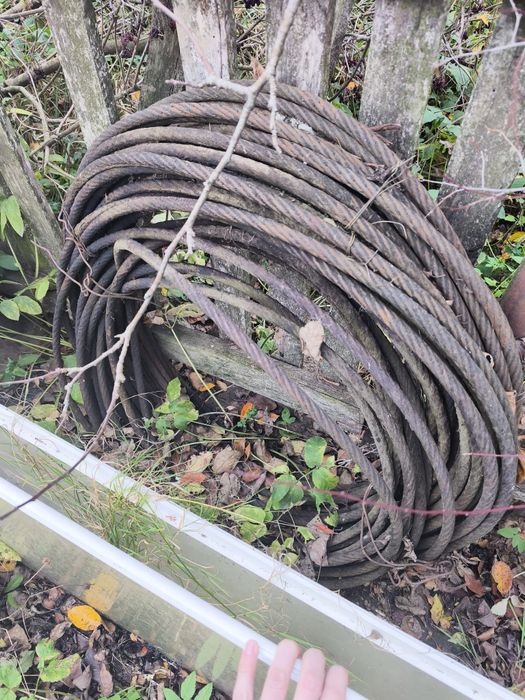 Продам стальний трос 16 мм