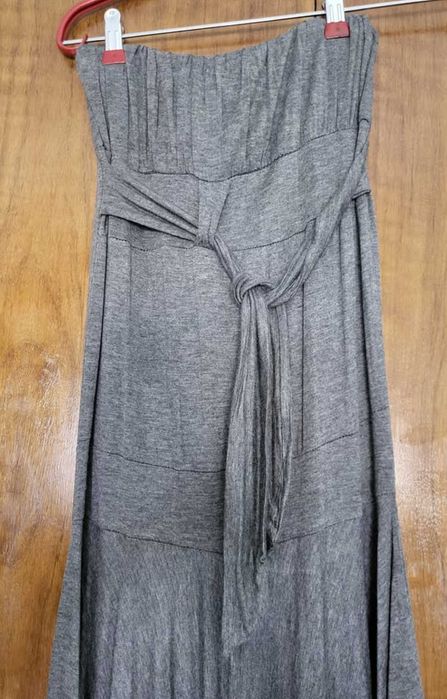 Drop-shoulder jumpsuit, gray algosão, size S64550789665282121
