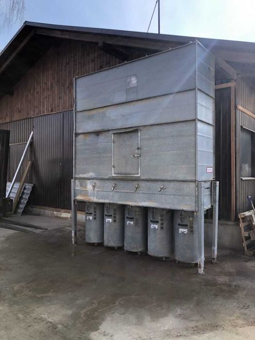 Odciąg Wentylator do trocin SCHUKO S300 pięć zbiorników, wydajny