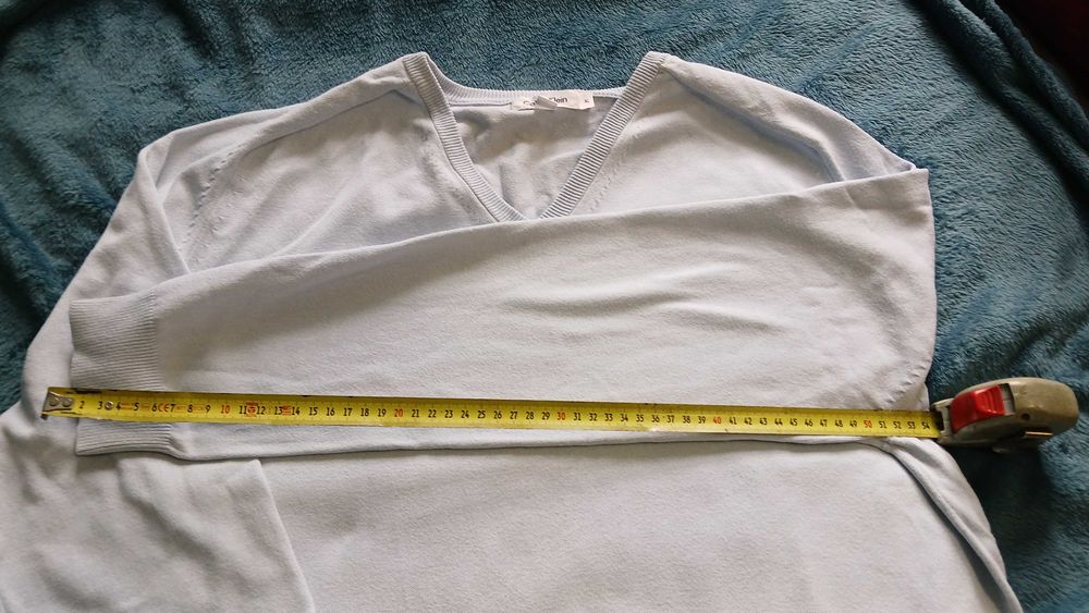 Sweterek meski Calvin Klein błękitny
