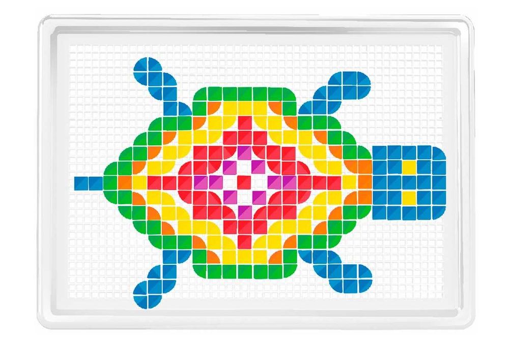 Мозаика ТехноК №8, 528 шт., 9мм, 6 цветов (3008)