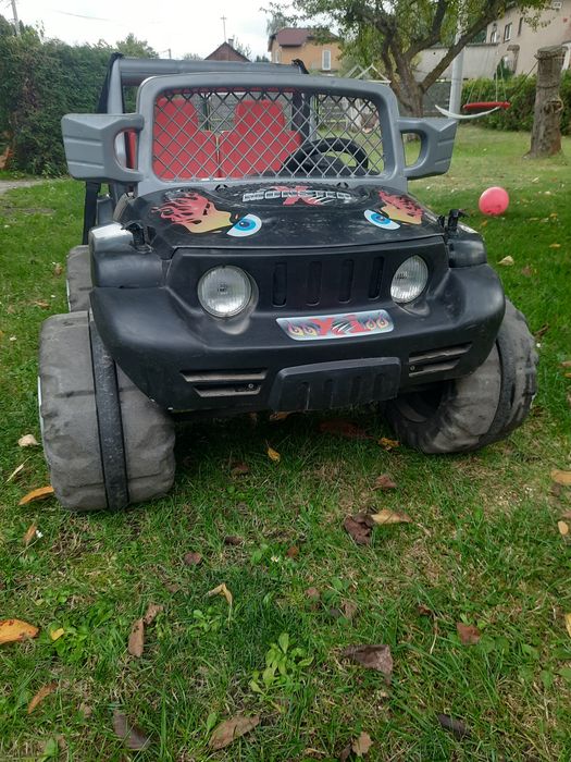 Autko na akumulator duże auto jeep hammer ogromny