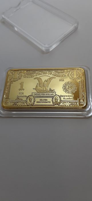#Подарок сувенир слиток 1 доллар