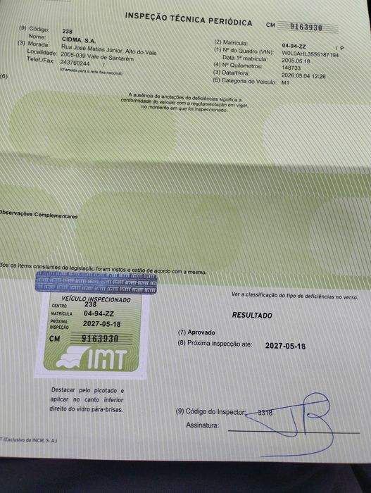 Carrinha Opel astra