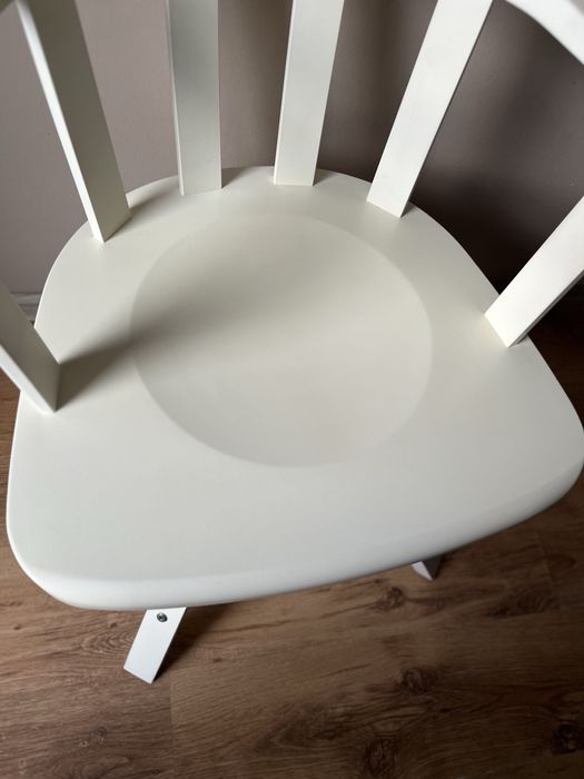 Krzeslo obrotowe drewniane IKEA Feodor fotel biurowy