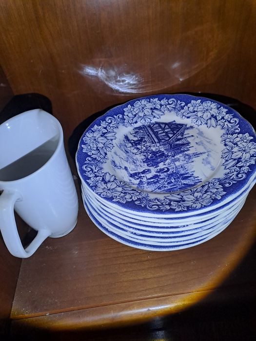 8 Pratos Vintage de Itália