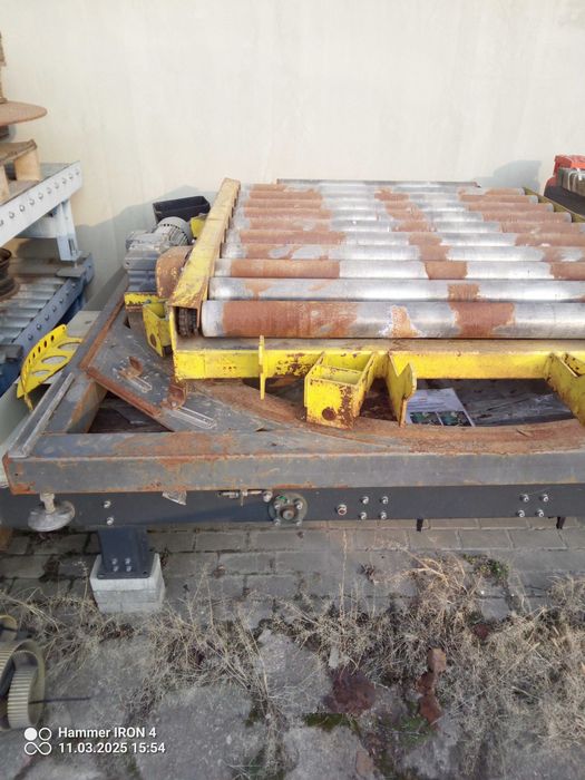 Konstrukcja Stół obrotowy do transportu palet