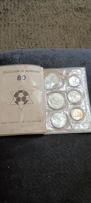 Moedas Mundial futebol 1982 serie espanhola