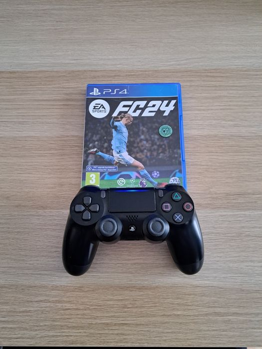 Comando Original + jogo FC 24 Playstation 4 PS4