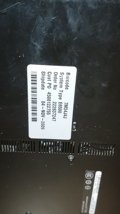 Dell latitude e6500