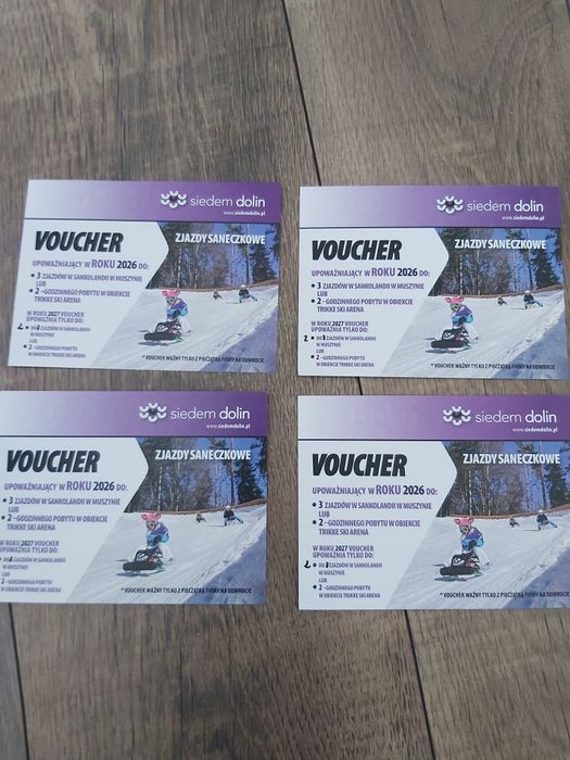 Voucher na zjazdy saneczkowe