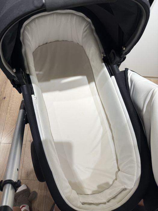 Коляска Cybex Balios S Lux 2 в 1 чорна люлька та прогулка