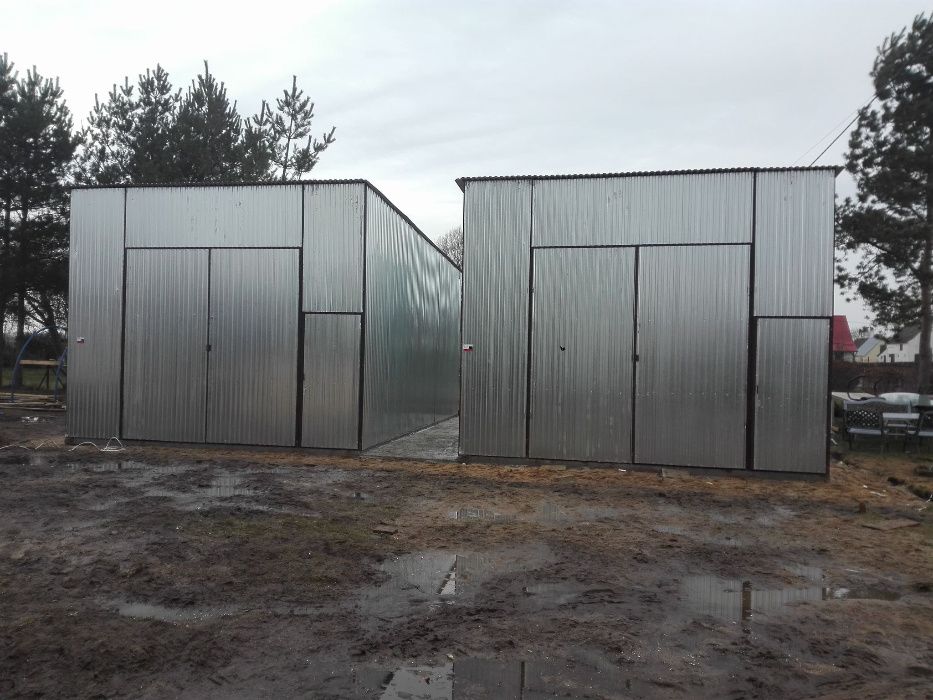 garaż 5x6,6x6,7x6, garaże na wymiar, drewnopodobne