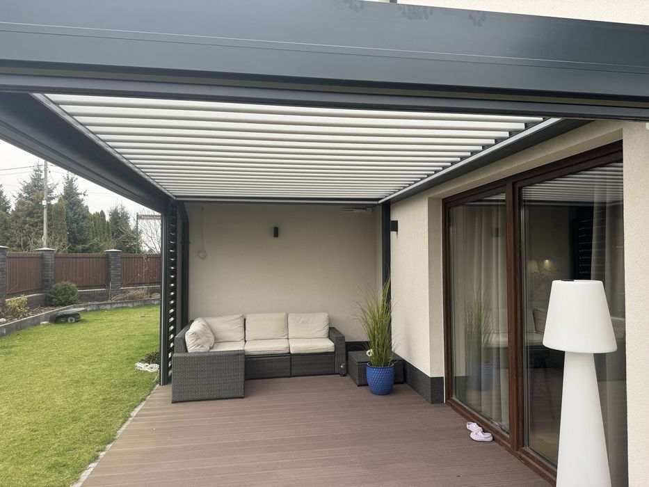 Pergola tarasowa ogrodowa