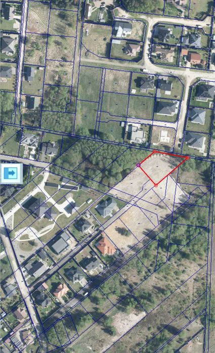 Działka 1239m2 blisko centrum