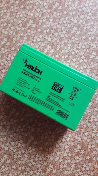 Аккумулятор AGM 12В 7,2Ачас