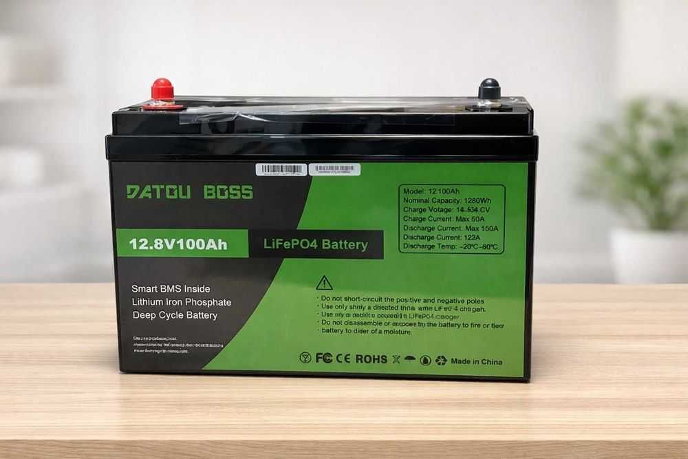 Акумулятор 12V 100Ah LiFePO4, BMS,лит-жел-фос батарея ток разряда 100A