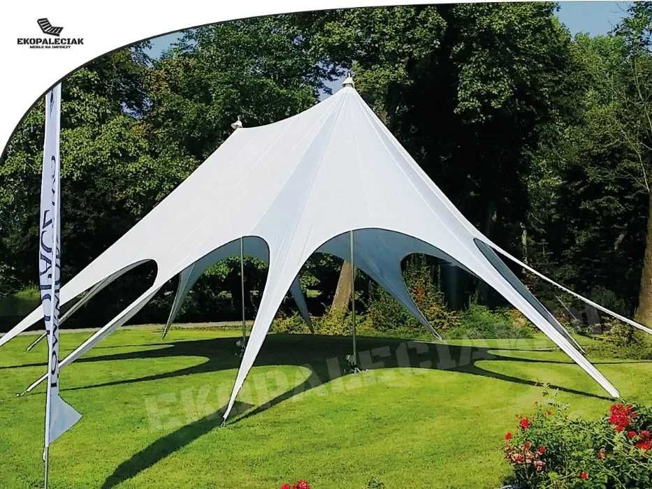 Namiot gwiazda plener, wesela, chrzciny, 1 i 2-i 3- masztowy - wynajem