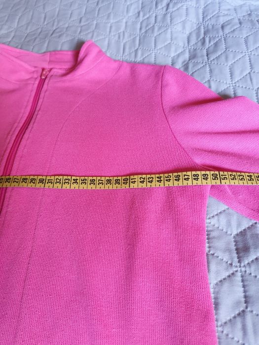 Różowa bluza na zamek S/M