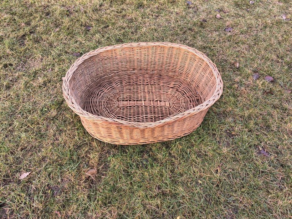 Kosz wiklinowy duży dla zwierzaka np.psa duży legowisko wiklina