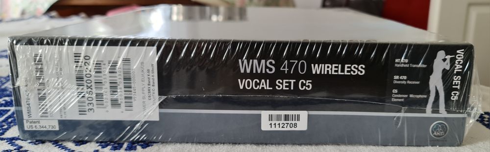 AKG WMS470 C5 Vocal Set BD8-50MW Wireless Microphone System