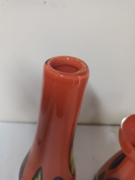 Wazon Murano pomarańczowy 2 sztuki