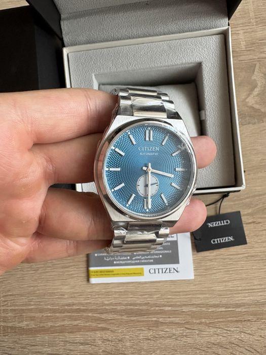 Citizen tsuyosa 60 small second niebieski NK5010-51L NOWY JESZCZE W FOLIACH