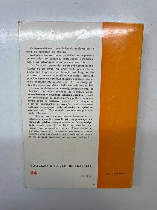 Livro - Rendimentos e Poupanças - Papéis de Crédito (ctt grátis)