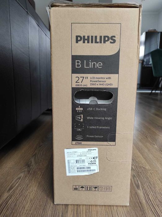Monitor PHILIPS 276B1 - 27 cali, USB-C, NOWY!
