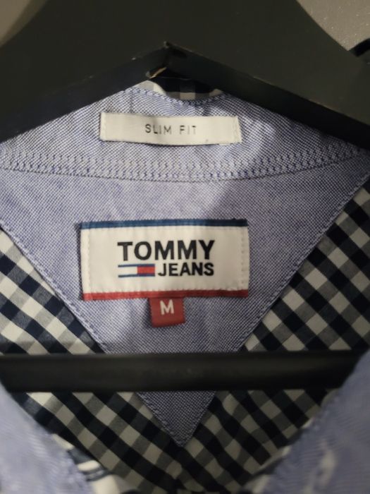 Tommy Hilfiger Jeans Koszula Tjm Poplin Gingham DM0DM08398 Granato