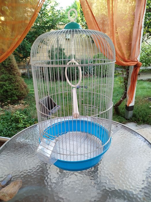 Круглая клетка для птиц AnimAll N-33A-3 (33х59 см), б/у