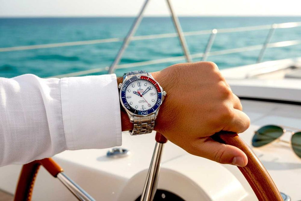 Zegarek Męski Omega Seamaster 300 Commander's  212.32.41.20.04.001