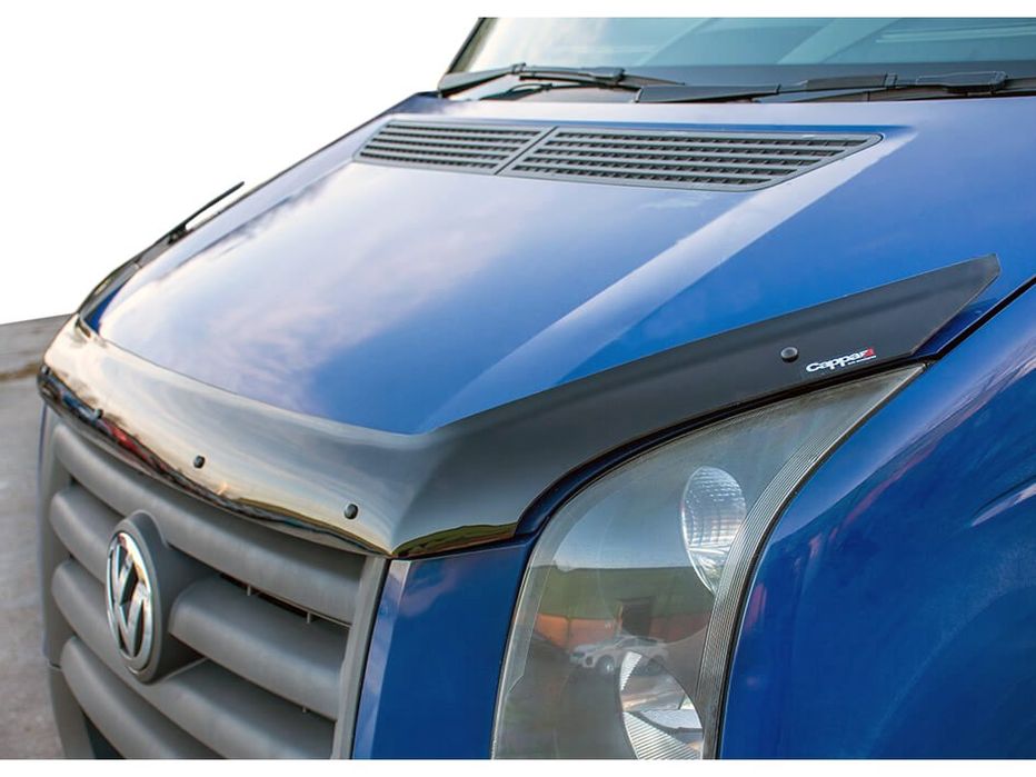 Дефлектор капота для Volkswagen Crafter 2006-2016 гг. Пластик EuroCap