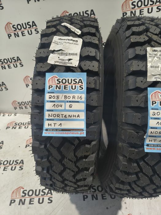 2 pneus Nortenha 205-80R16 - Oferta da entrega
