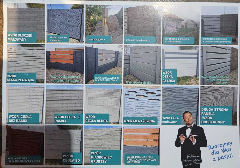 Mega Ogrodzenie PRODUCENT -Montaż -Ogrodzenia Betonowe i PANELOWE